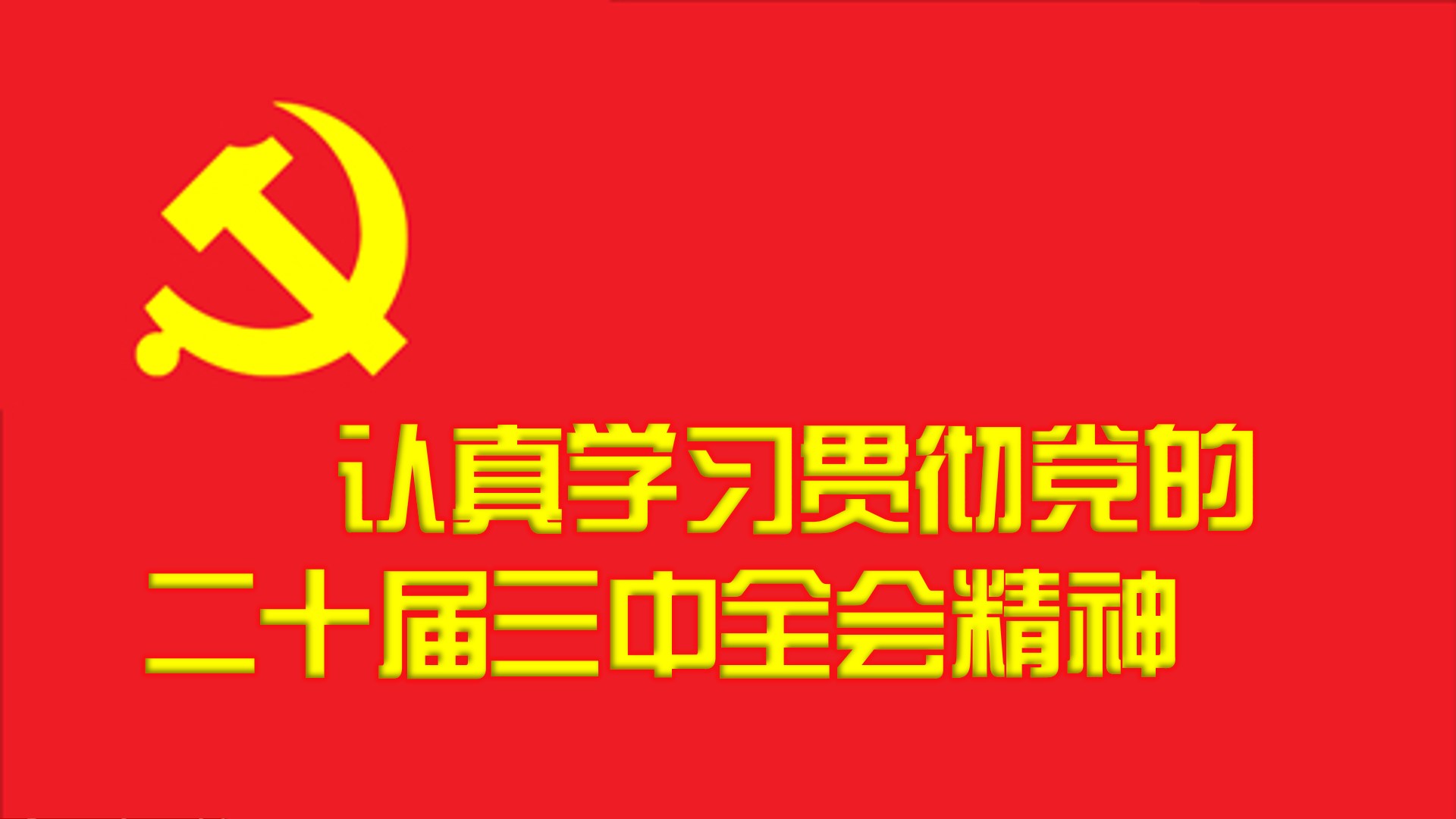 认真学习贯彻党的二十届三中全会精神