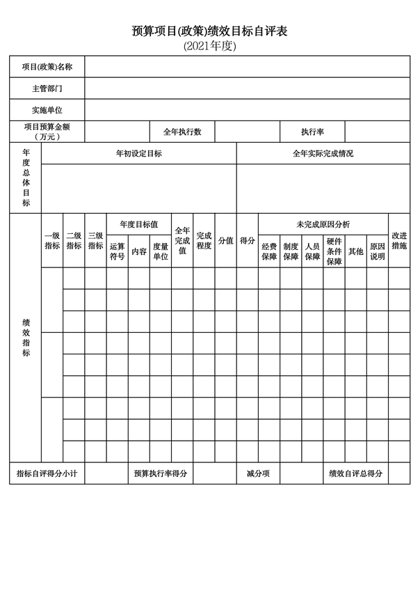 项目自评表模版_00